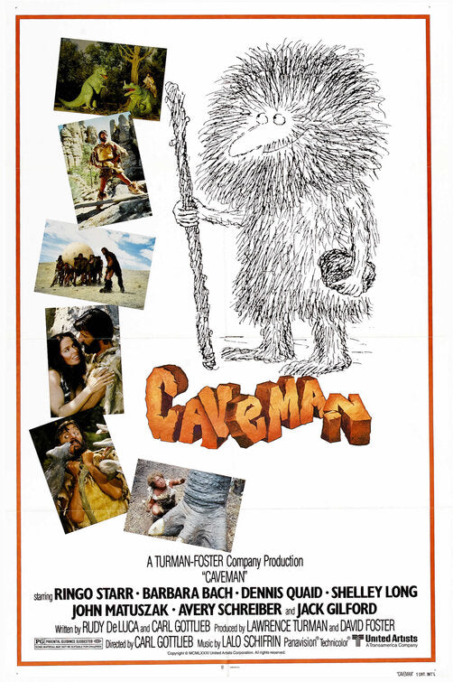 the movie poster: Caveman (1981) ver2