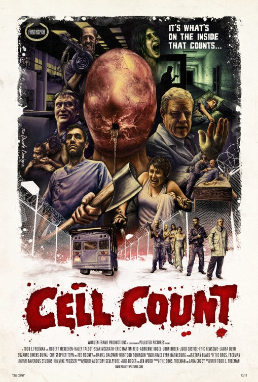 1000 piece jigsaw puzzle for the movie poster: Cell Count (2012)