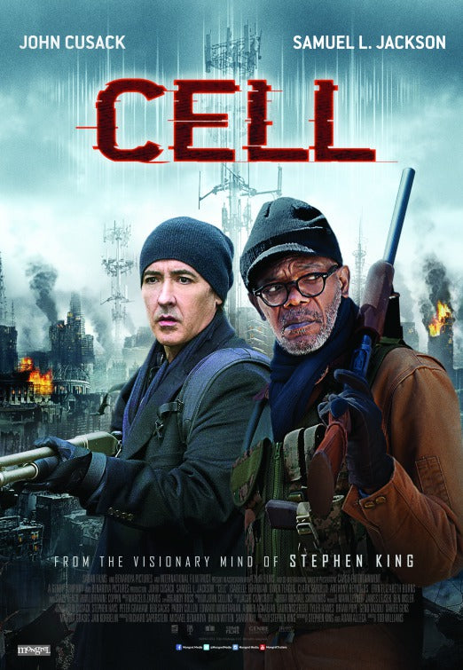 1000 piece jigsaw puzzle for the movie poster: Cell (2016) ver4