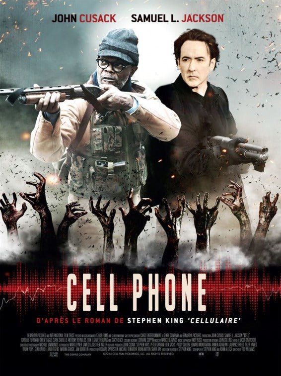1000 piece jigsaw puzzle for the movie poster: Cell (2016) ver8