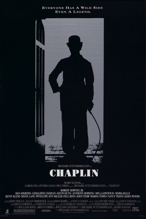 the movie poster: Chaplin (1992) ver1