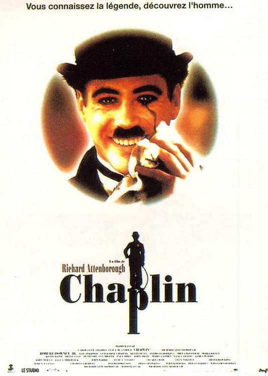 the movie poster: Chaplin (1992) ver2