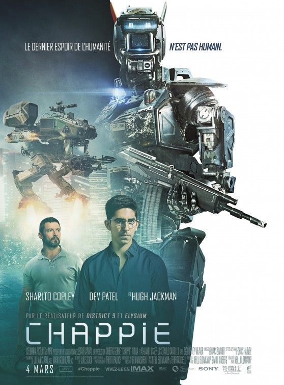 1000 piece jigsaw puzzle for the movie poster: Chappie (2015) ver5