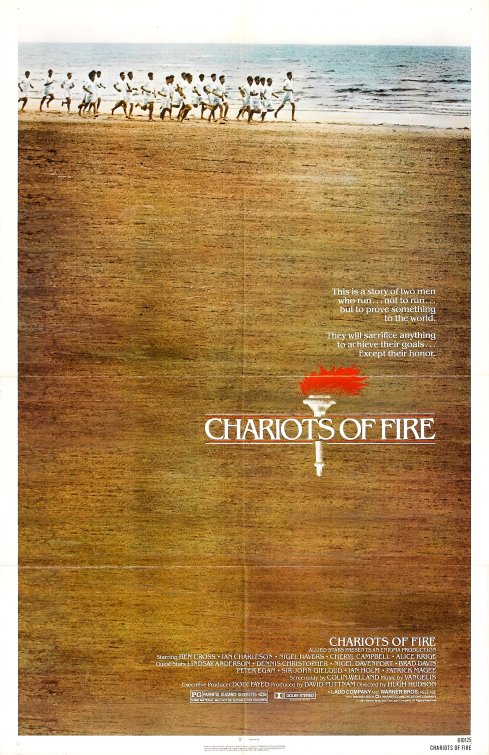 1000 piece jigsaw puzzle for the movie poster: Chariots of Fire (1981)