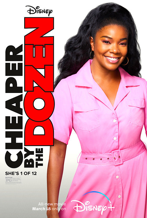 1000 piece jigsaw puzzle for the movie poster: Cheaper by the Dozen (2022) ver3