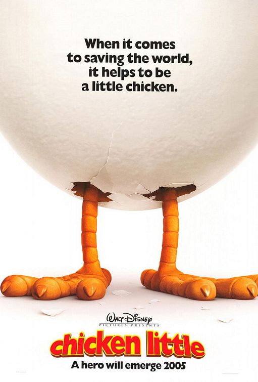 the movie poster: Chicken Little (2005)