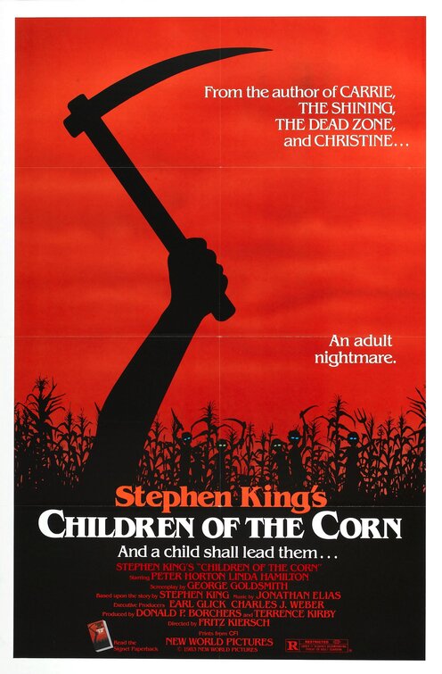 the movie poster: Children of the Corn (1984)