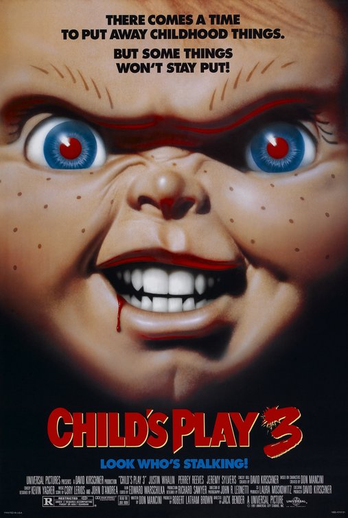1000 piece jigsaw puzzle for the movie poster: Child's Play 3 (1991)