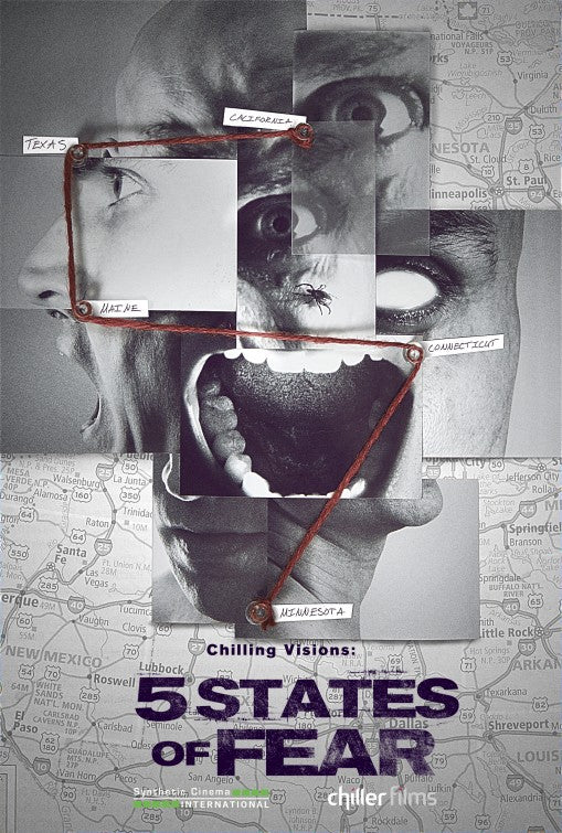 1000 piece jigsaw puzzle for the movie poster: Chilling Visions: 5 States of Fear (2014)