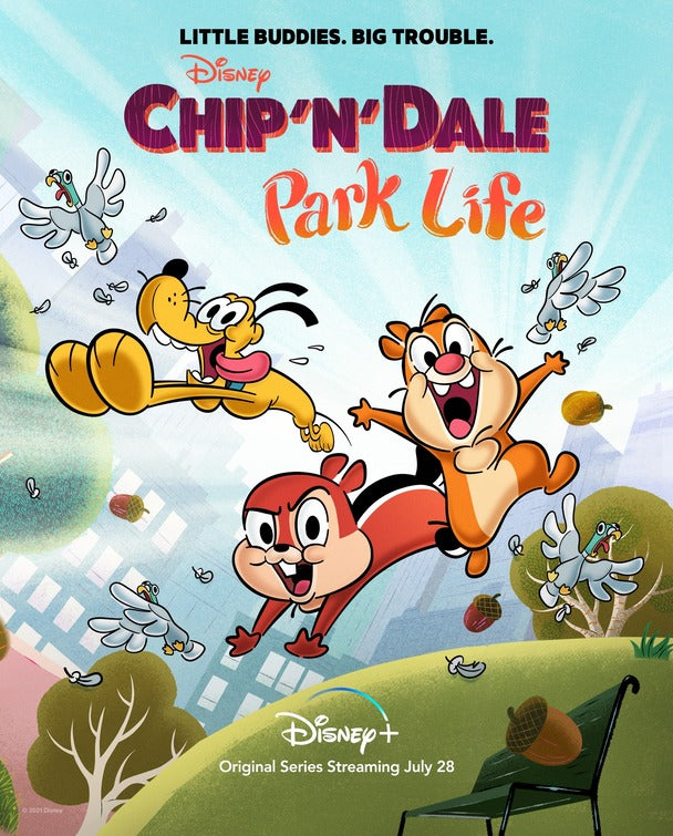 1000 piece jigsaw puzzle for tv poster: Chip 'N' Dale: Park Life