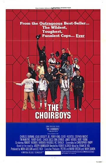 the movie poster: The Choirboys (1977) ver2