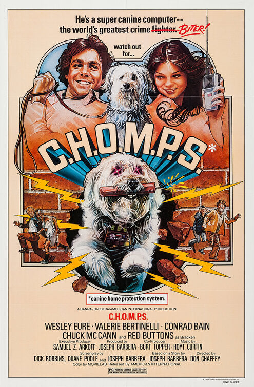 the movie poster: C.H.O.M.P.S. (1979)