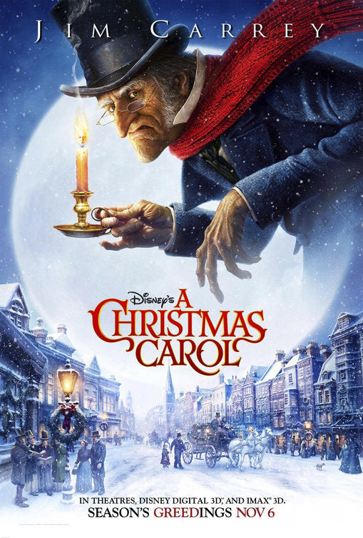 1000 piece jigsaw puzzle for the movie poster: A Christmas Carol (2009)