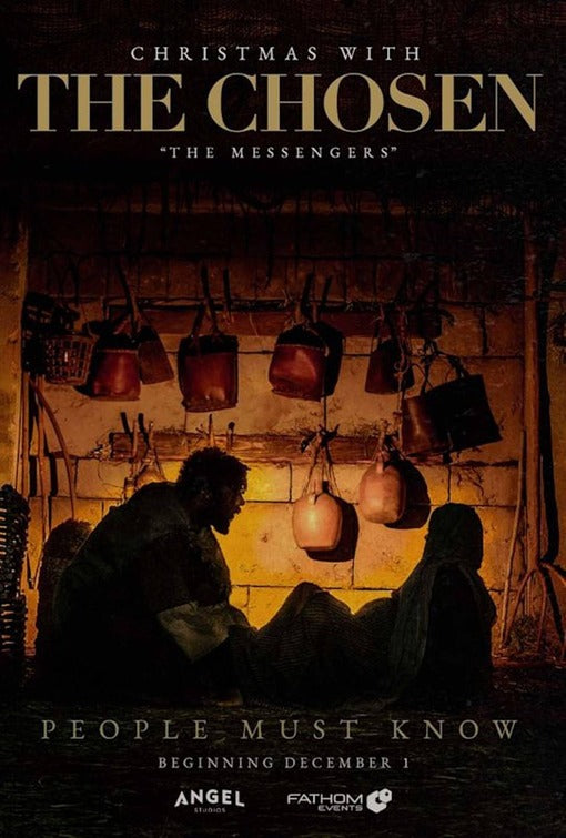 1000 piece jigsaw puzzle for the movie poster: Christmas with the Chosen: The Messengers (2021)