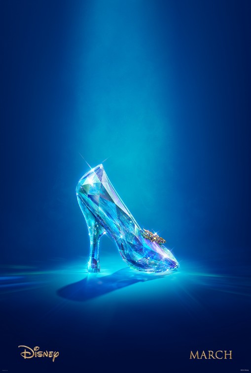1000 piece jigsaw puzzle for the movie poster: Cinderella (2015)