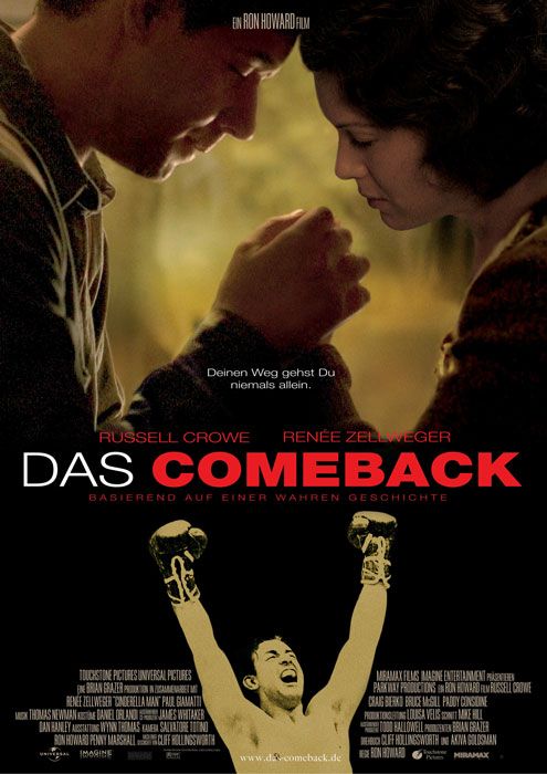 the movie poster: Cinderella Man (2005) ver5