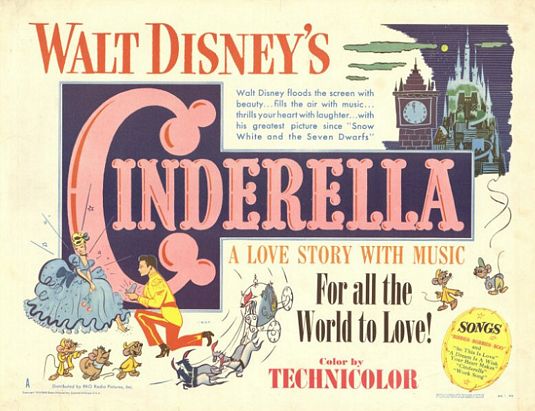 the movie poster: Cinderella (1950) ver6