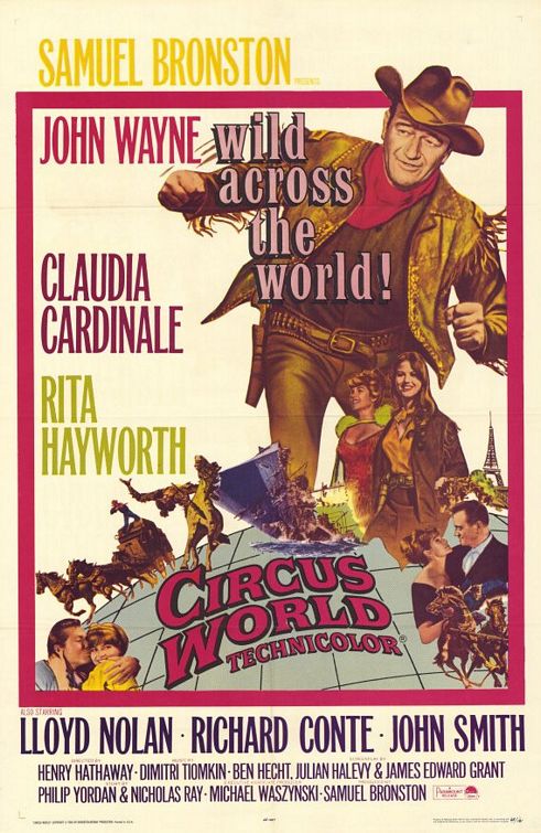 the movie poster: Circus World (1964)