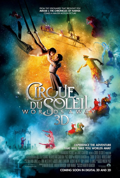 1000 piece jigsaw puzzle for the movie poster: Cirque du Soleil: Worlds Away (2012) ver4