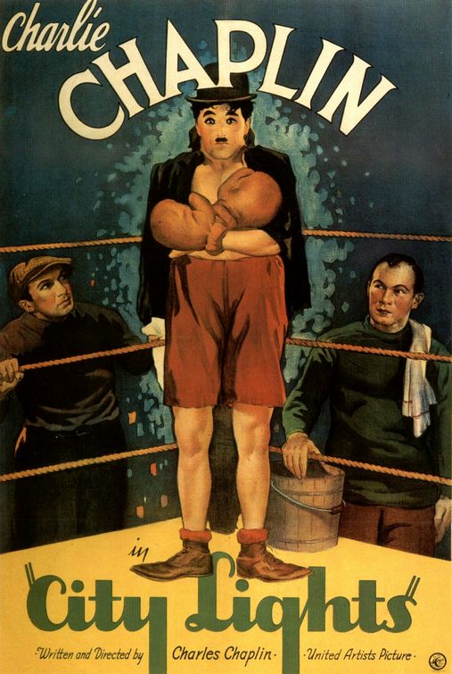 the movie poster: City Lights (1931)