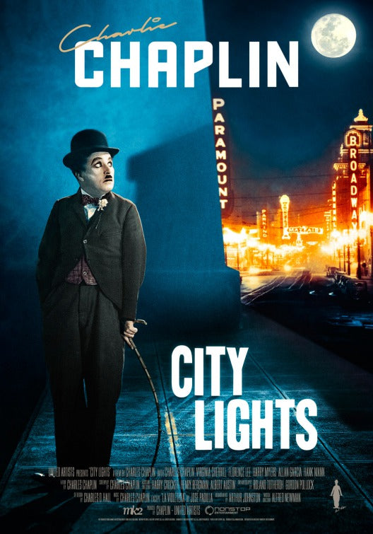 1000 piece jigsaw puzzle for the movie poster: City Lights (1931) ver2