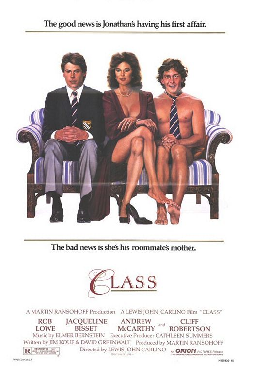 the movie poster: Class (1983)