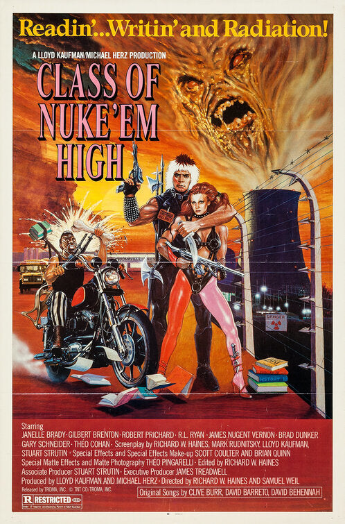 1000 piece jigsaw puzzle for the movie poster: Class of Nuke 'Em High (1986)