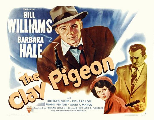 the movie poster: The Clay Pigeon (1949) ver2