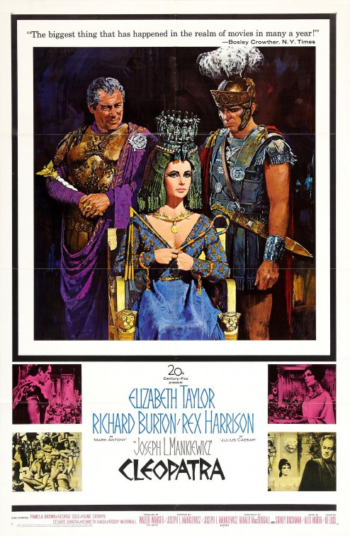 1000 piece jigsaw puzzle for the movie poster: Cleopatra (1963)