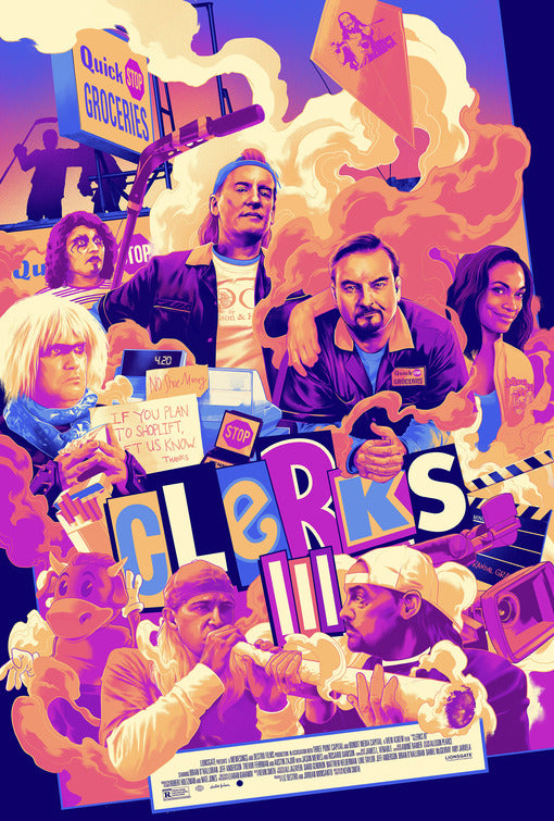 1000 piece jigsaw puzzle for the movie poster: Clerks III (2022) ver8