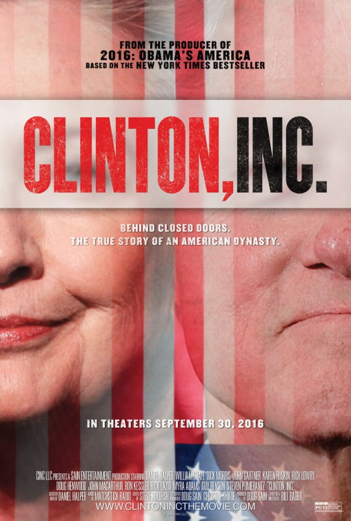 1000 piece jigsaw puzzle for the movie poster: Clinton, Inc. (2016)