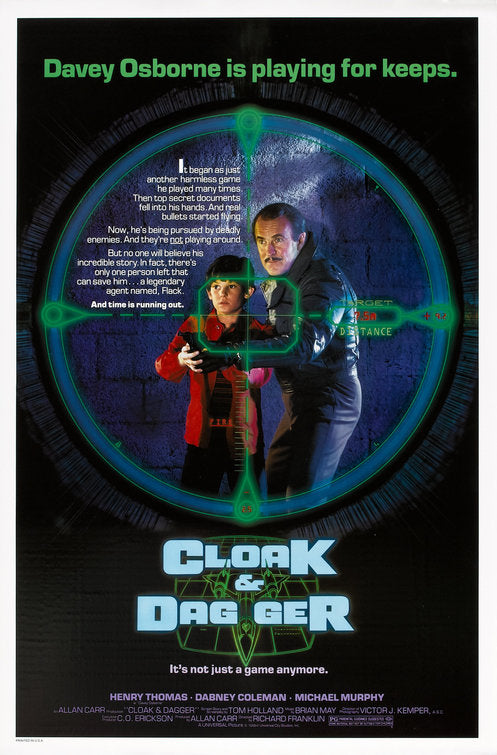 the movie poster: Cloak & Dagger (1984)