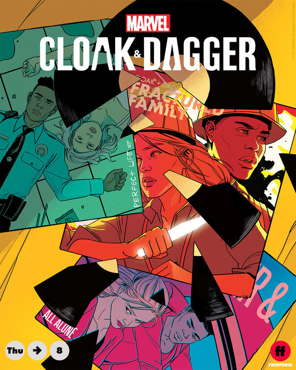 1000 piece jigsaw puzzle for tv poster: Cloak & Dagger, ver12