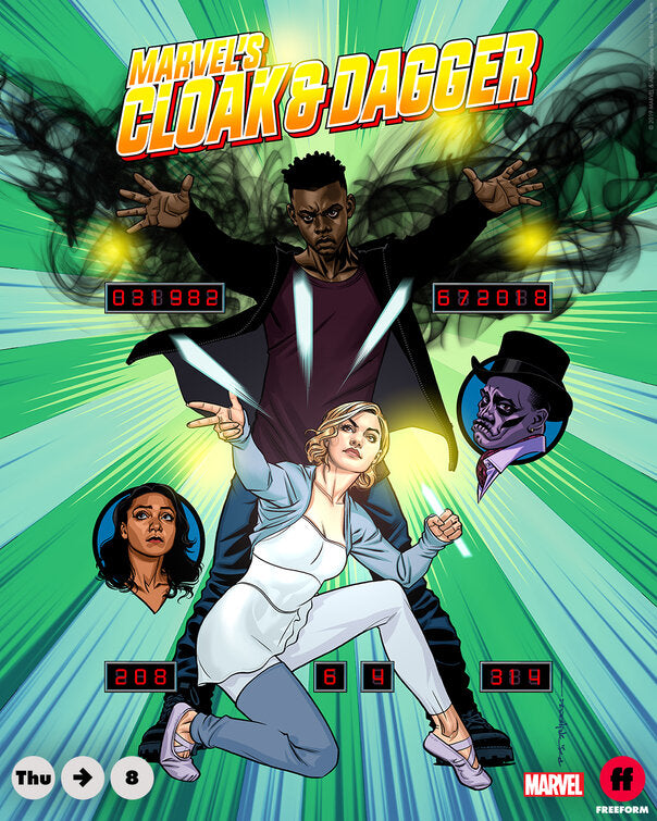 1000 piece jigsaw puzzle for tv poster: Cloak & Dagger, ver14