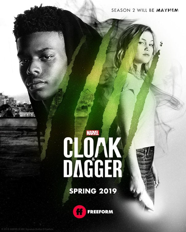 1000 piece jigsaw puzzle for tv poster: Cloak & Dagger, ver4