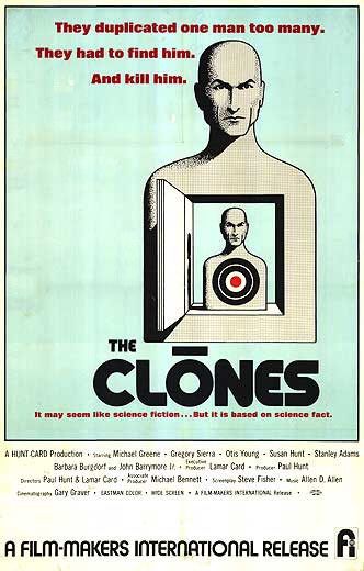 the movie poster: The Clones (1973)