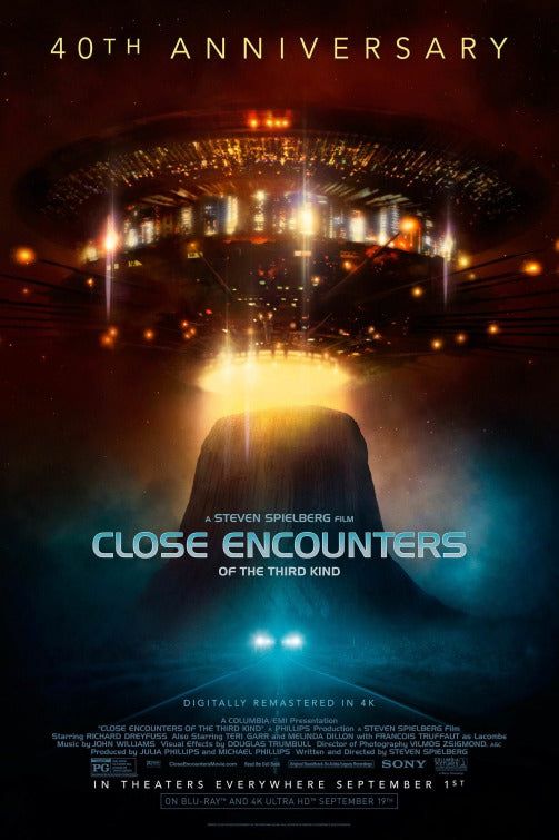 1000 piece jigsaw puzzle for the movie poster: Close Encounters of the Third Kind (1977) ver6