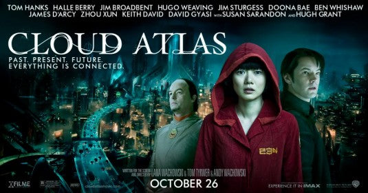 1000 piece jigsaw puzzle for the movie poster: Cloud Atlas (2012) ver7