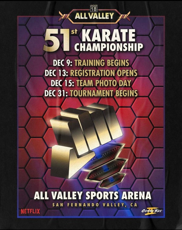 1000 piece jigsaw puzzle for tv poster: Cobra Kai, ver19