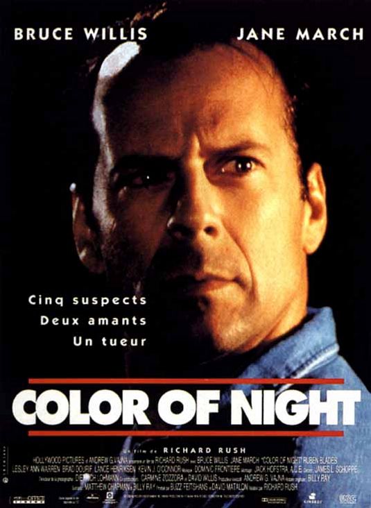 the movie poster: Color Of Night (1994) ver2