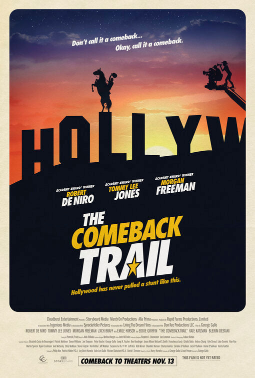 1000 piece jigsaw puzzle for the movie poster: The Comeback Trail (2020)