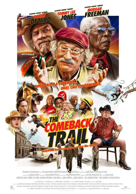 1000 piece jigsaw puzzle for the movie poster: The Comeback Trail (2020) ver2