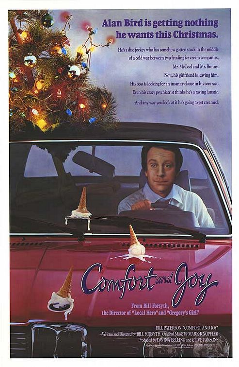 the movie poster: Comfort and Joy (1984)