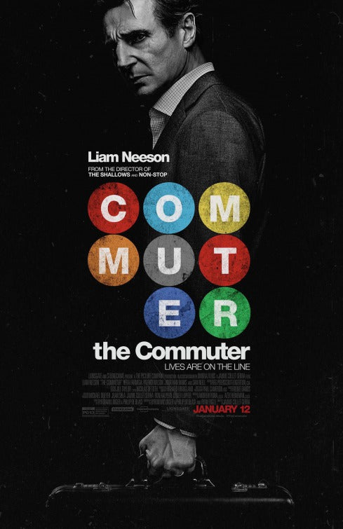 1000 piece jigsaw puzzle for the movie poster: The Commuter (2018) ver2