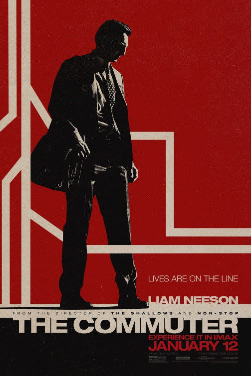 1000 piece jigsaw puzzle for the movie poster: The Commuter (2018) ver4