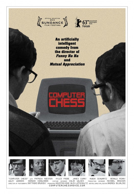 1000 piece jigsaw puzzle for the movie poster: Computer Chess (2013)