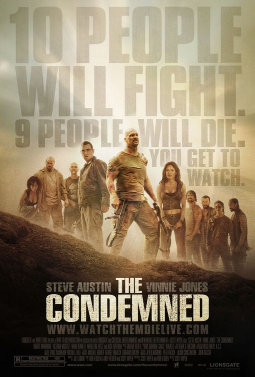 the movie poster: The Condemned (2007)