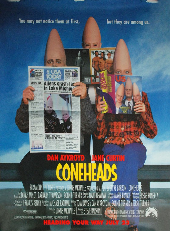 1000 piece jigsaw puzzle for the movie poster: Coneheads (1993) ver5