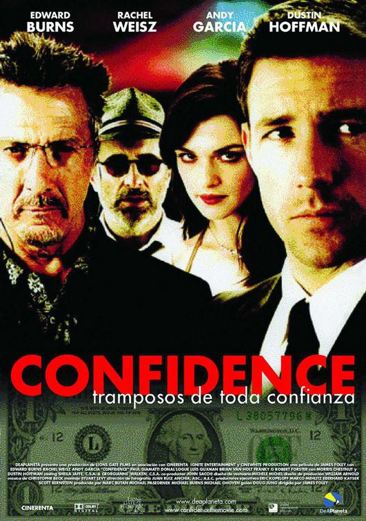 the movie poster: Confidence (2003) ver5