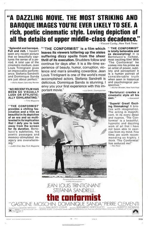 the movie poster: The Conformist (1970) ver3